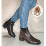 Kožne ženske čizme ART-72222